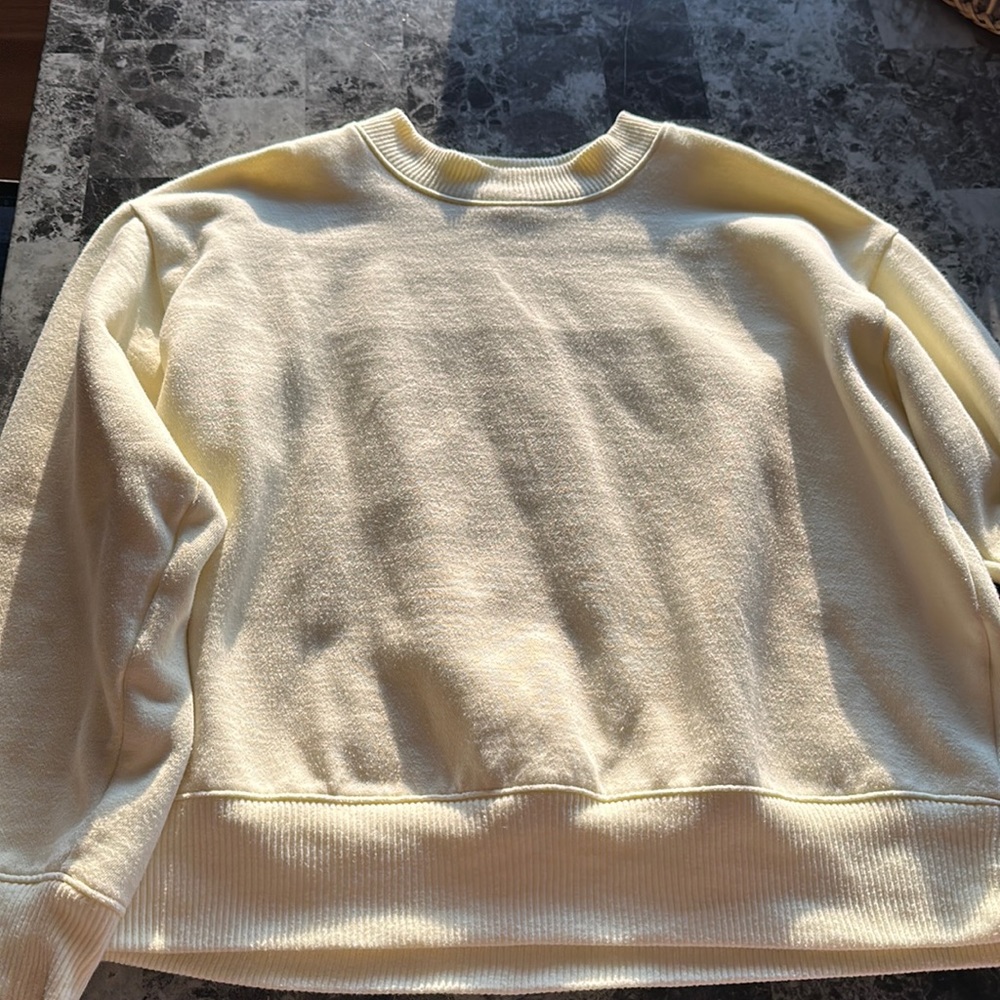 A new day yellow sweater size medium